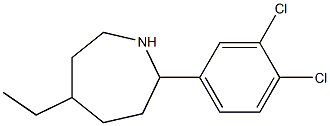 2-(3,4-DICHLOROPHENYL)-5-ETHYLAZEPANE Struktur