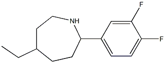 2-(3,4-DIFLUOROPHENYL)-5-ETHYLAZEPANE Struktur