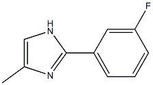 2-(3-FLUOROPHENYL)-4-METHYL-1H-IMIDAZOLE Struktur