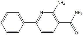 2-AMINO-6-PHENYLNICOTINAMIDE Struktur