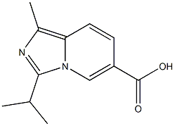 3-ISOPROPY-1-METHYLIMIDAZO[1,5-A]PYRIDINE-6-CARBOXYLIC ACID Struktur