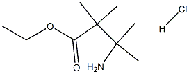 ethyl 3-amino-2,2,3-trimethylbutanoate hydrochloride Struktur