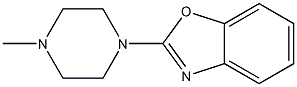 2-(4-methylpiperazino)-1,3-benzoxazole Struktur