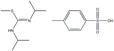 methyl N-isopropyl-(isopropylamino)methanimidothioate 4-toluenesulfonate Struktur