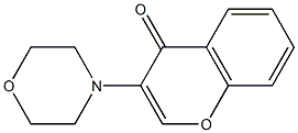 3-morpholino-4H-chromen-4-one Struktur