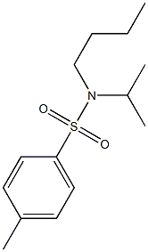 N1-butyl-N1-isopropyl-4-methylbenzene-1-sulfonamide Struktur