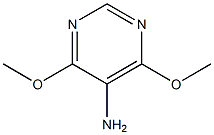 4,6-dimethoxypyrimidin-5-amine Struktur