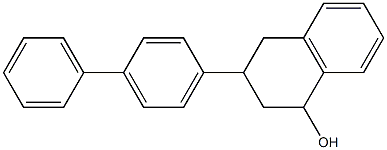 3-[1,1'-biphenyl]-4-yl-1,2,3,4-tetrahydro-1-naphthalenol Struktur