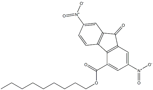 nonyl 2,7-dinitro-9-oxo-9H-fluorene-4-carboxylate Struktur