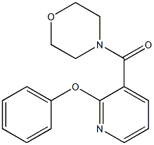 morpholino(2-phenoxy-3-pyridyl)methanone Struktur