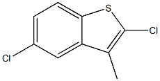 2,5-Dichloro-3-methylbenzo[b]thiophene Struktur