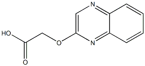 2-(2-quinoxalinyloxy)acetic acid Struktur