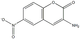 3-amino-6-nitro-2H-chromen-2-one Struktur