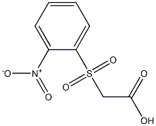 2-[(2-nitrophenyl)sulfonyl]acetic acid Struktur