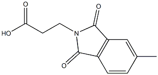 3-(5-methyl-1,3-dioxo-1,3-dihydro-2H-isoindol-2-yl)propanoic acid Struktur