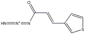 1-[3-(3-thienyl)acryloyl]triaza-1,2-dien-2-ium Struktur