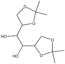 1,2-di(2,2-dimethyl-1,3-dioxolan-4-yl)ethane-1,2-diol Struktur