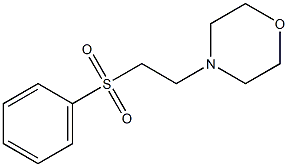 4-[2-(phenylsulfonyl)ethyl]morpholine Struktur