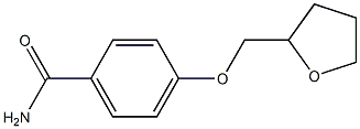 4-(tetrahydrofuran-2-ylmethoxy)benzamide Struktur