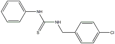 N-(4-chlorobenzyl)-N'-phenylthiourea Struktur