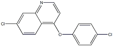 7-chloro-4-(4-chlorophenoxy)quinoline Struktur