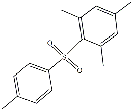 mesityl (4-methylphenyl) sulfone Struktur