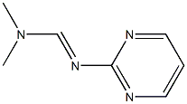 N,N-dimethyl-N'-pyrimidin-2-yliminoformamide Struktur