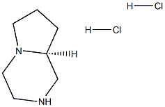 (8aS)-octahydropyrrolo[1,2-a]pyrazine dihydrochloride Struktur