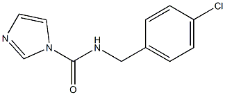 N-(4-chlorobenzyl)-1H-imidazole-1-carboxamide Struktur