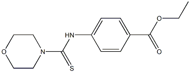 ethyl 4-[(morpholinocarbothioyl)amino]benzoate Struktur