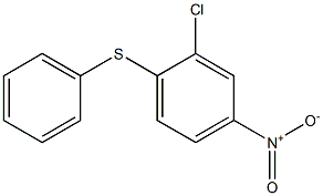 2-chloro-4-nitro-1-(phenylthio)benzene Struktur