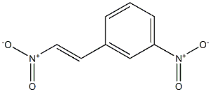 1-nitro-3-[(E)-2-nitrovinyl]benzene Struktur