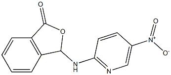 3-[(5-nitro-2-pyridyl)amino]-1,3-dihydroisobenzofuran-1-one Struktur