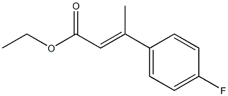 ethyl (E)-3-(4-fluorophenyl)-2-butenoate Struktur