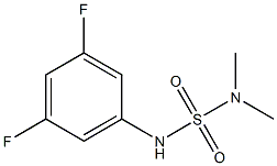 N'-(3,5-difluorophenyl)-N,N-dimethylsulfamide Struktur