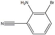 2-amino-3-bromobenzenecarbonitrile Struktur