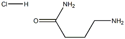 4-aminobutanamide hydrochloride Struktur