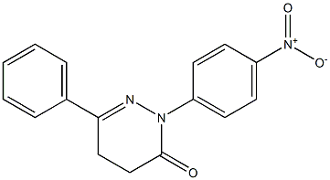 2-(4-nitrophenyl)-6-phenyl-2,3,4,5-tetrahydropyridazin-3-one Struktur