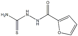 2-(2-furylcarbonyl)hydrazine-1-carbothioamide Struktur