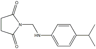 1-[(4-isopropylanilino)methyl]pyrrolidine-2,5-dione Struktur