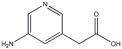 (5-Amino-pyridin-3-yl)-acetic acid Struktur