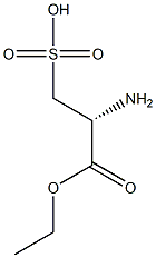 (R)-2-(ethoxycarbonyl)-2-aminoethanesulfonic acid Struktur