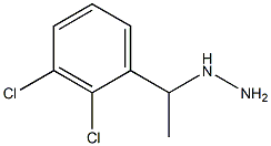 1-(1-(2,3-dichlorophenyl)ethyl)hydrazine Struktur