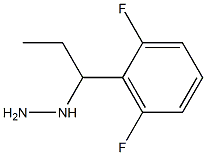 1-(1-(2,6-difluorophenyl)propyl)hydrazine Struktur