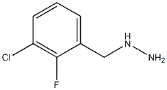 1-(3-chloro-2-fluorobenzyl)hydrazine Struktur