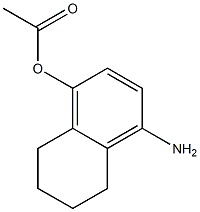 1-(4-Amino-5,6,7,8-tetrahydro-naphthalen-1-yl)-acetic acid Struktur