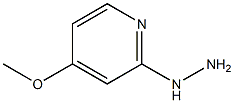 1-(4-methoxypyridin-2-yl)hydrazine Struktur