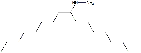 1-(heptadecan-9-yl)hydrazine Struktur