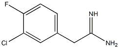 2-(3-chloro-4-fluorophenyl)acetamidine Struktur