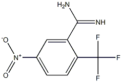 2-(trifluoromethyl)-5-nitrobenzamidine Struktur